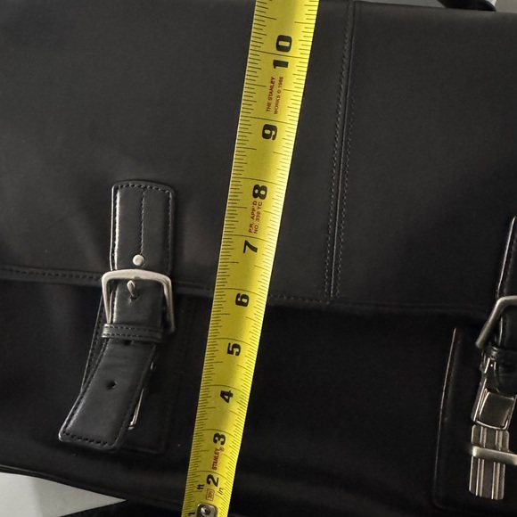 Coach black leather computer attache - Picture 8 of 13